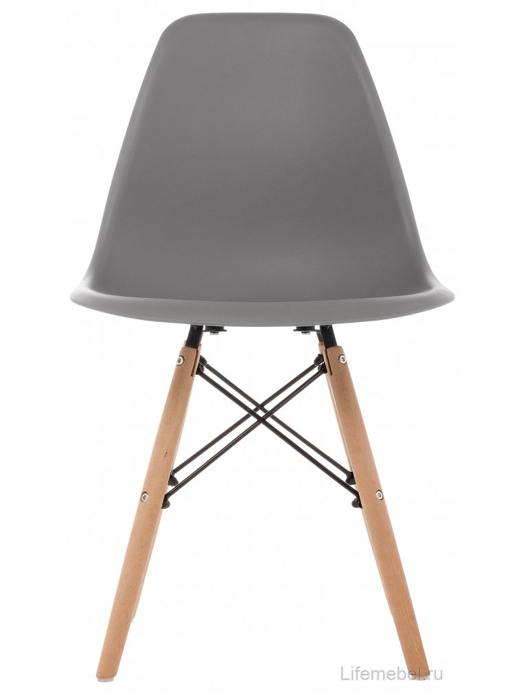 Пластиковый стул Eames PC-015 серый