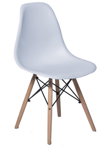 Пластиковый стул SN-1 white / beech