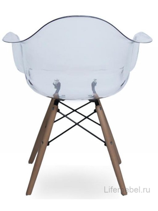 Пластиковый стул SN-2 transparent / beech