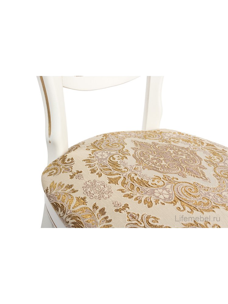 Стул Adriano молочный с патиной