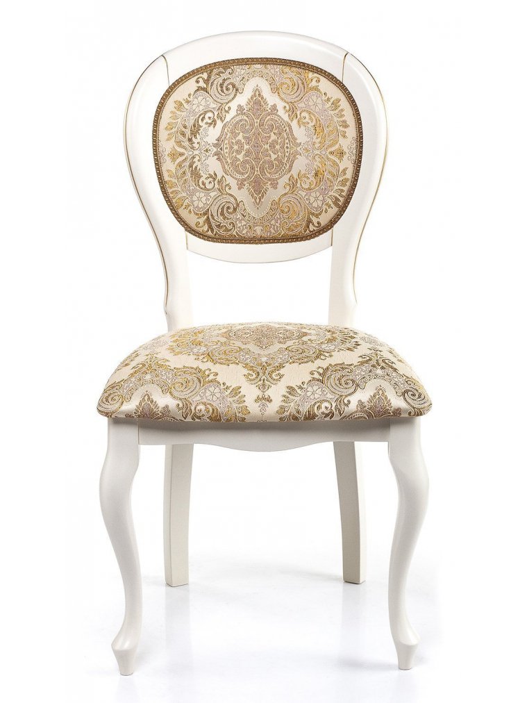 Стул Adriano молочный с патиной