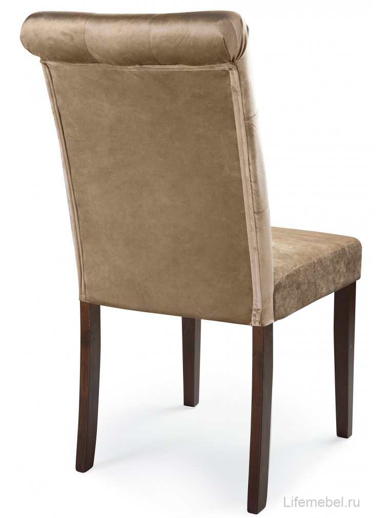 Стул Amelia dark walnut / fabric beige