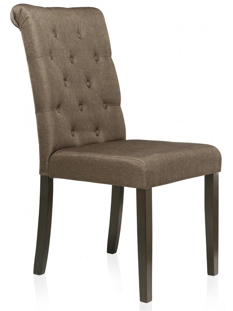 Стул Amelia dark walnut / fabric brown