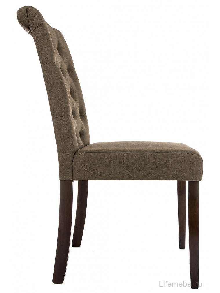 Стул Amelia dark walnut / fabric brown