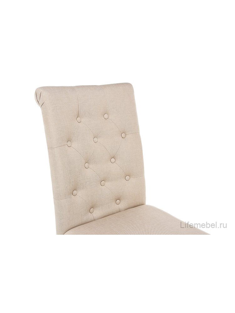 Стул Amelia dark walnut / fabric cream