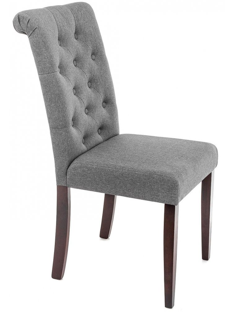 Стул Amelia dark walnut / fabric grey