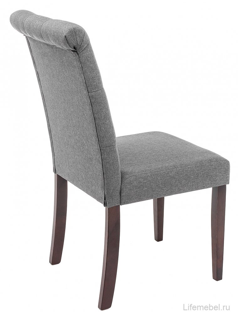 Стул Amelia dark walnut / fabric grey