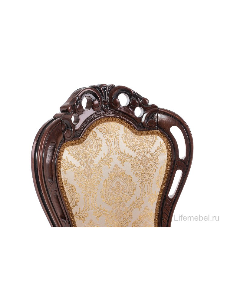 Стул Bronte вишня / бежевый с патиной