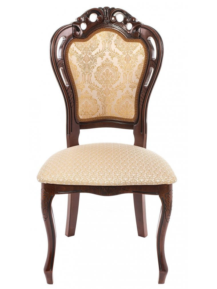 Стул Bronte вишня / бежевый с патиной