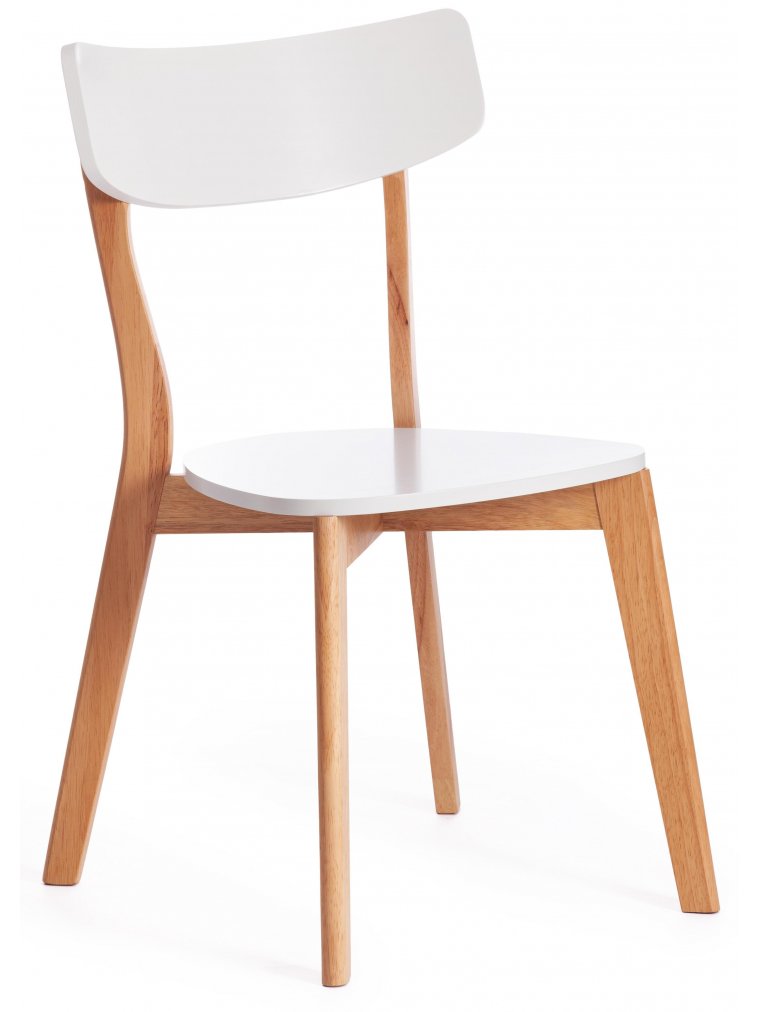 Деревянный стол Claire белый / натуральный