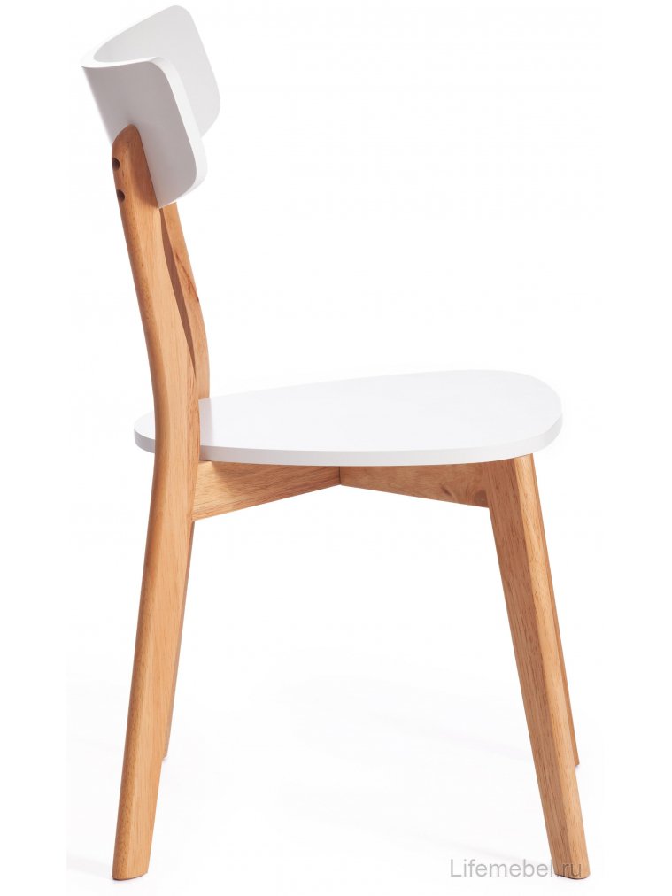 Деревянный стол Claire белый / натуральный