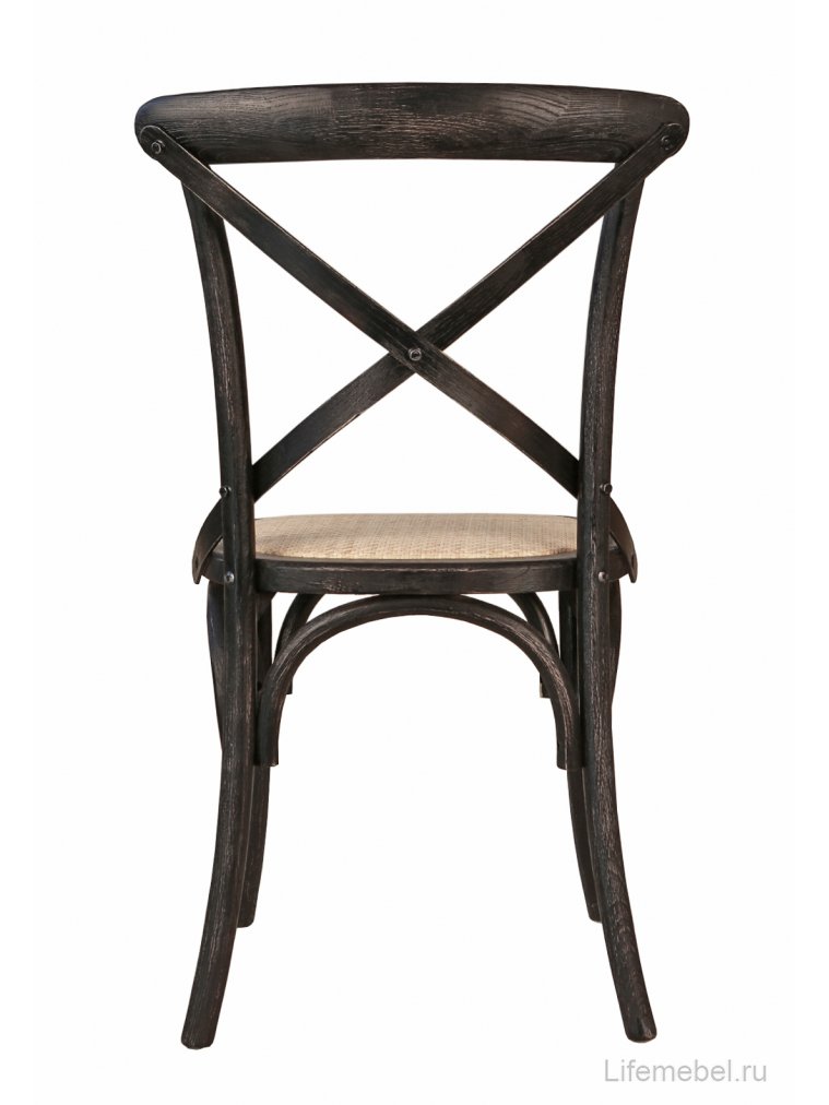 Стул Cross Back Black Brush