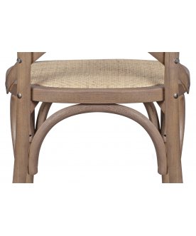 Стул Cross Back Brown