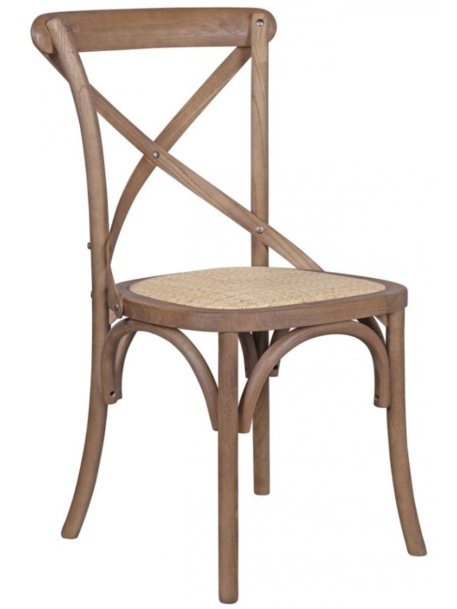 Стул Cross Back Brown