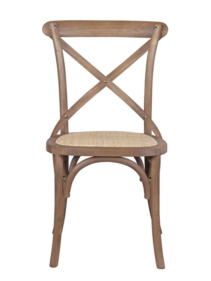 Стул Cross Back Brown