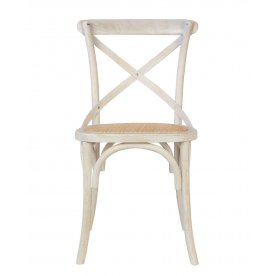 Стул Cross Back White Brush