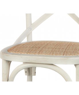 Стул Cross Back White Brush