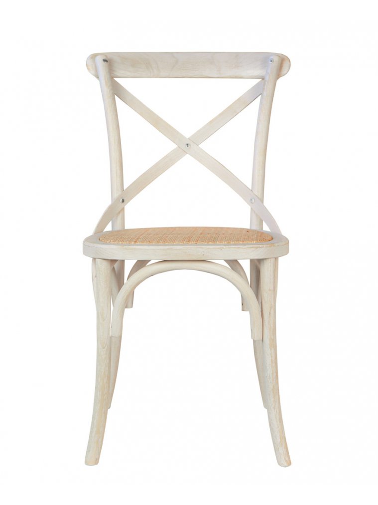 Стул Cross Back White Brush