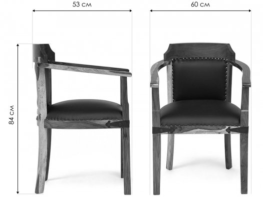 Стул деревянный Бомбей CW-6374 натуральный