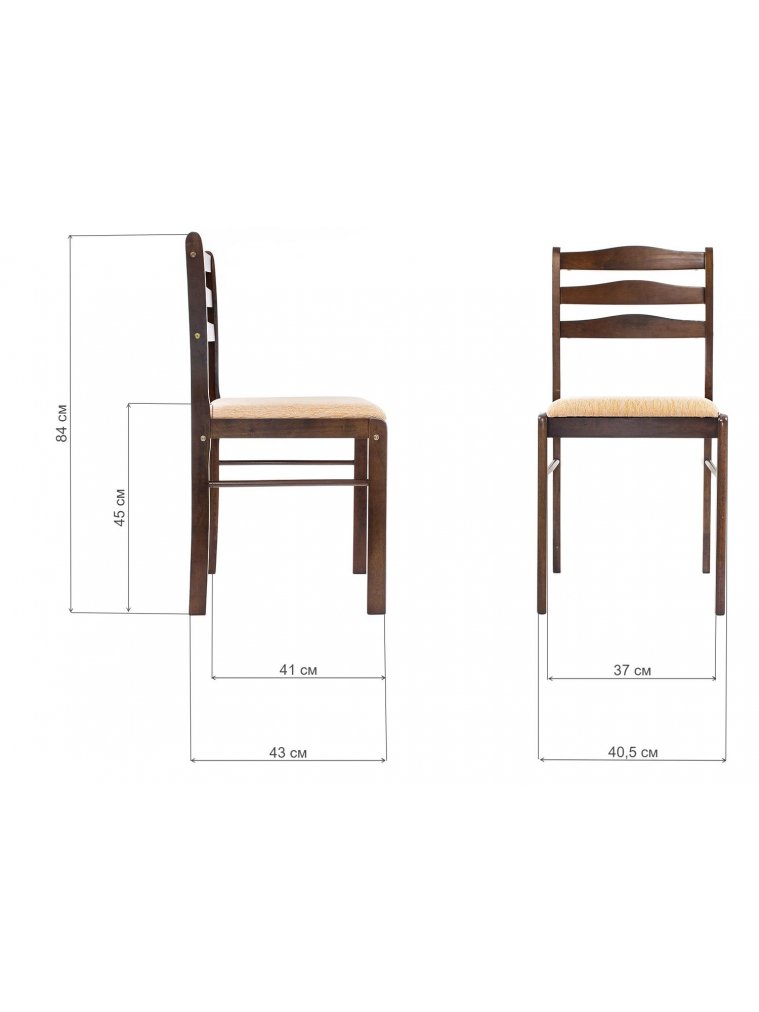 Стул деревянный Camel dirty oak / бежевый