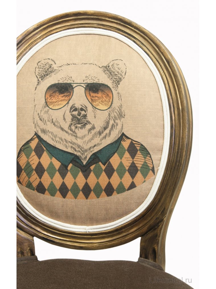 Стул деревянный Volker brown bear