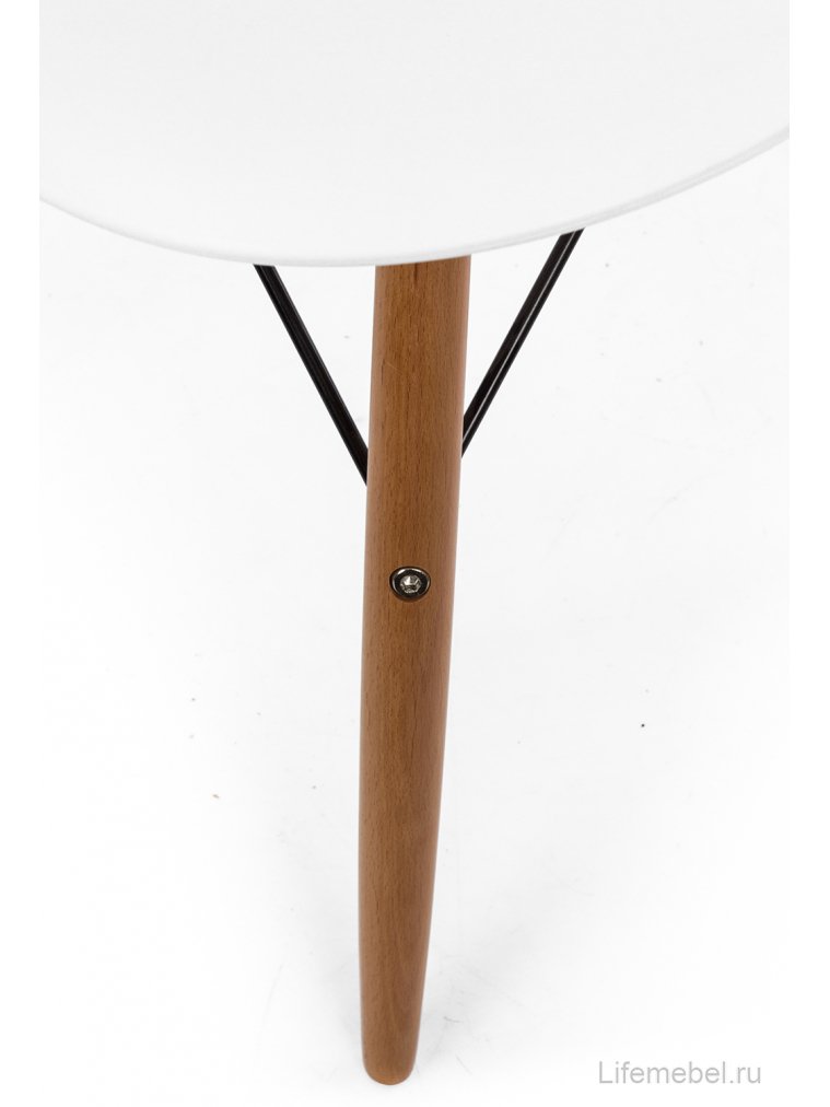 Стул Eames PC-015 белый / деревянный каркас