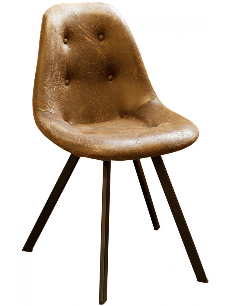 Деревянный стул Eames браун / loft