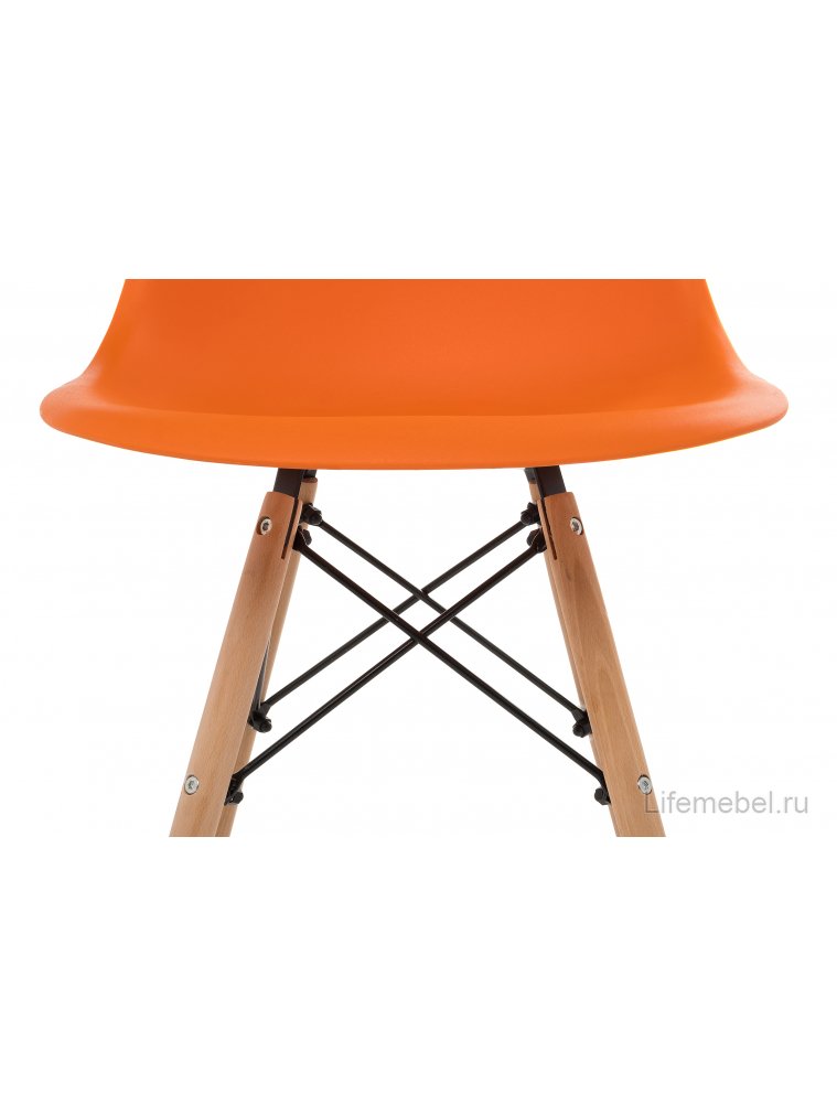 Стул Eames PC-015 оранжевый