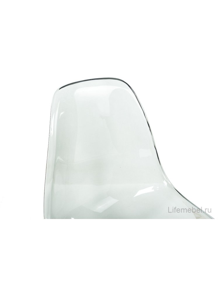Стул Eames PC-015 прозрачный серый