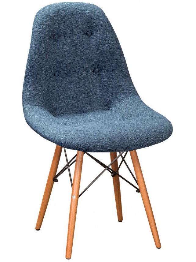 Стул Eames Сканди блю арт / w / бук натур / artemis 10