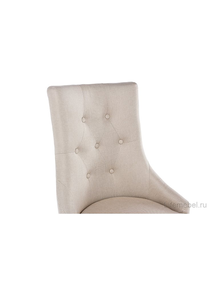 Стул Elegance dark walnut / fabric cream