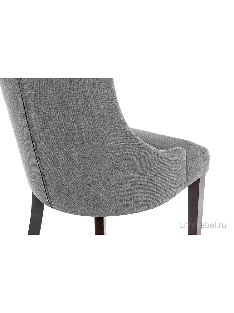 Стул Elegance dark walnut / fabric grey