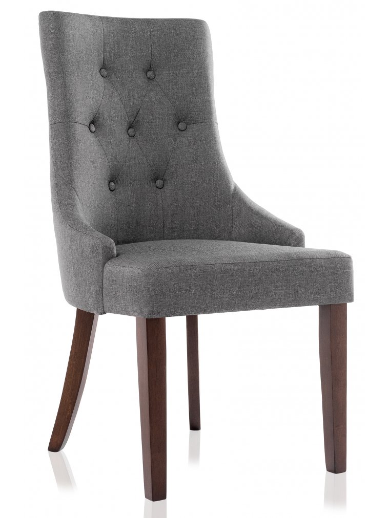 Стул Elegance dark walnut / fabric grey