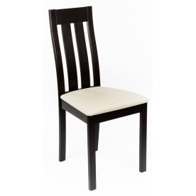 Стул EURO CB-2442YBH dark walnut / SWIC-Beige