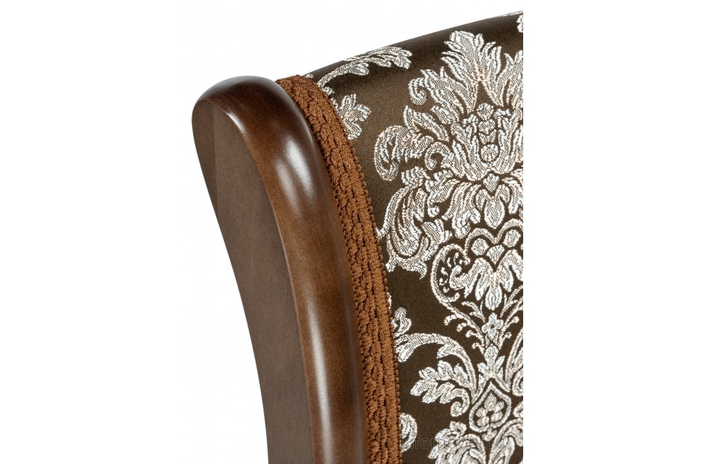 Деревянный стул Фабиано орех / шоколад комби