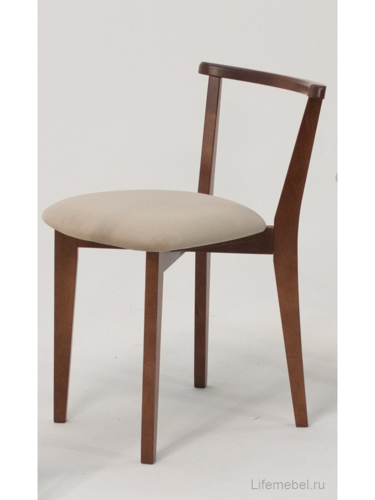 Деревянный стул Франк орех бежевый