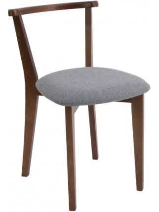 Деревянный стул Франк орех серый
