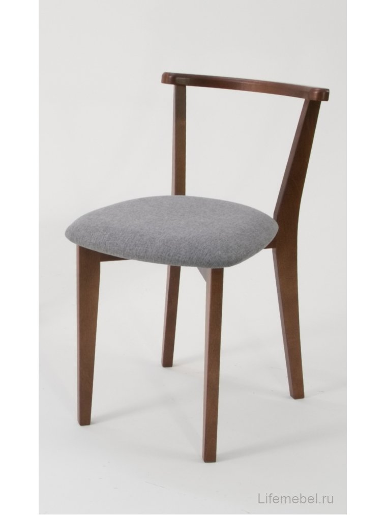 Деревянный стул Франк орех серый