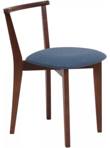 Деревянный стул Франк орех синий