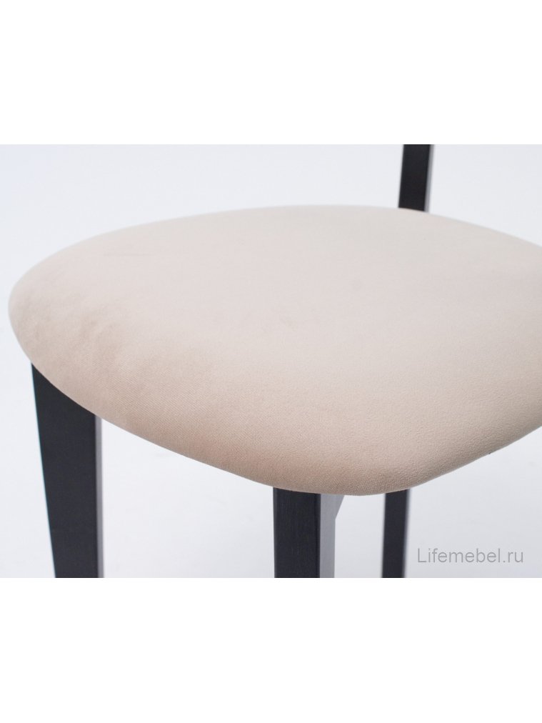 Деревянный стул Франк ПМ черный / бежевый