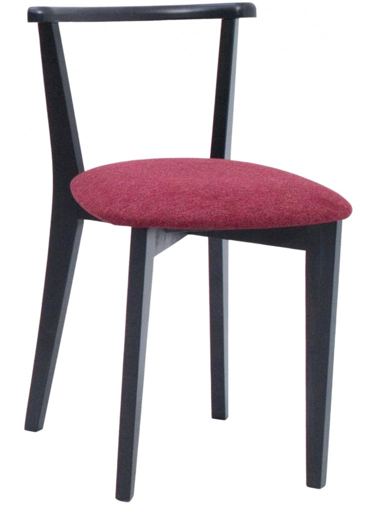 Деревянный стул Франк ПМ черный / красный