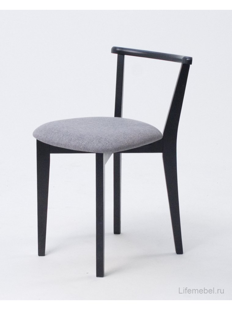 Деревянный стул Франк ПМ черный / серый