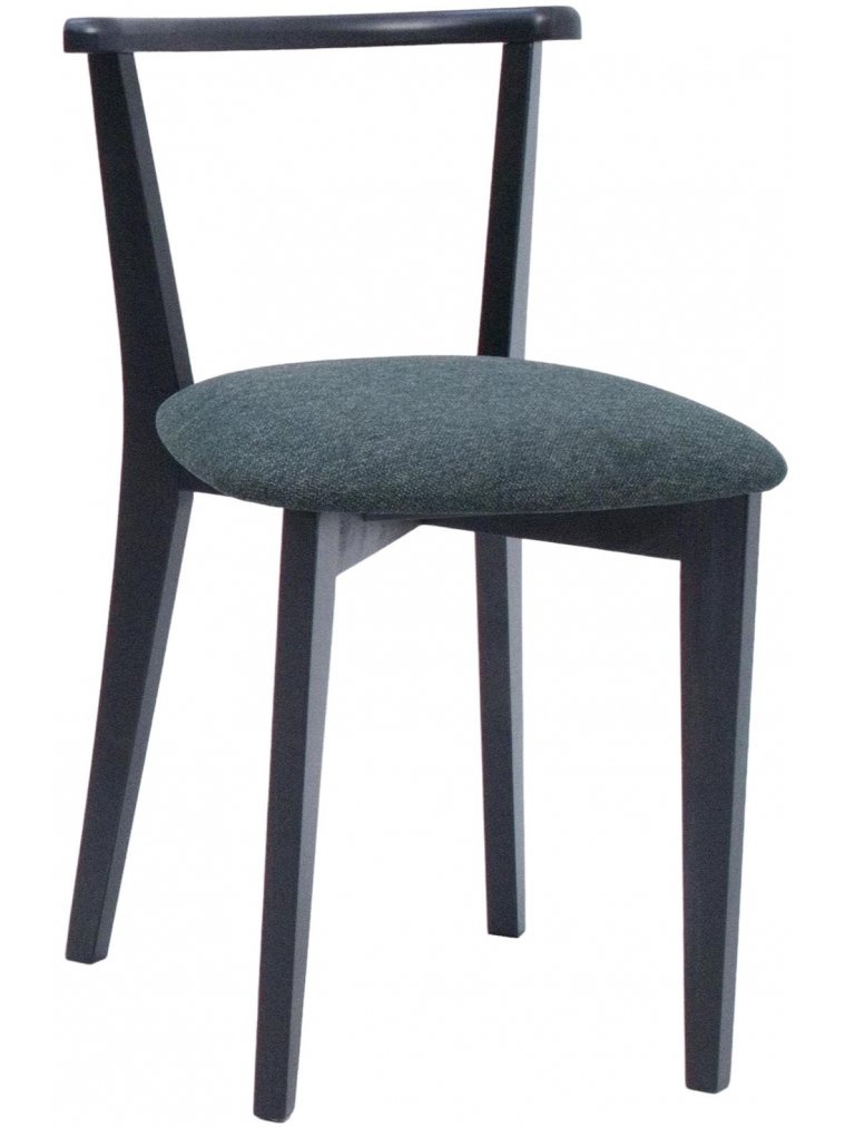 Деревянный стул Франк ПМ черный / зеленый