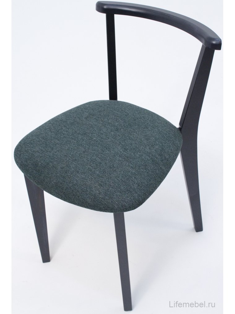 Деревянный стул Франк ПМ черный / зеленый