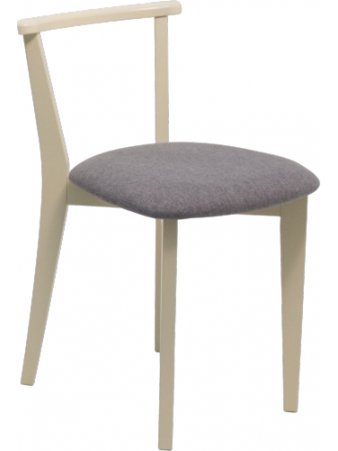 Деревянный стул Франк слоновая кость / серый