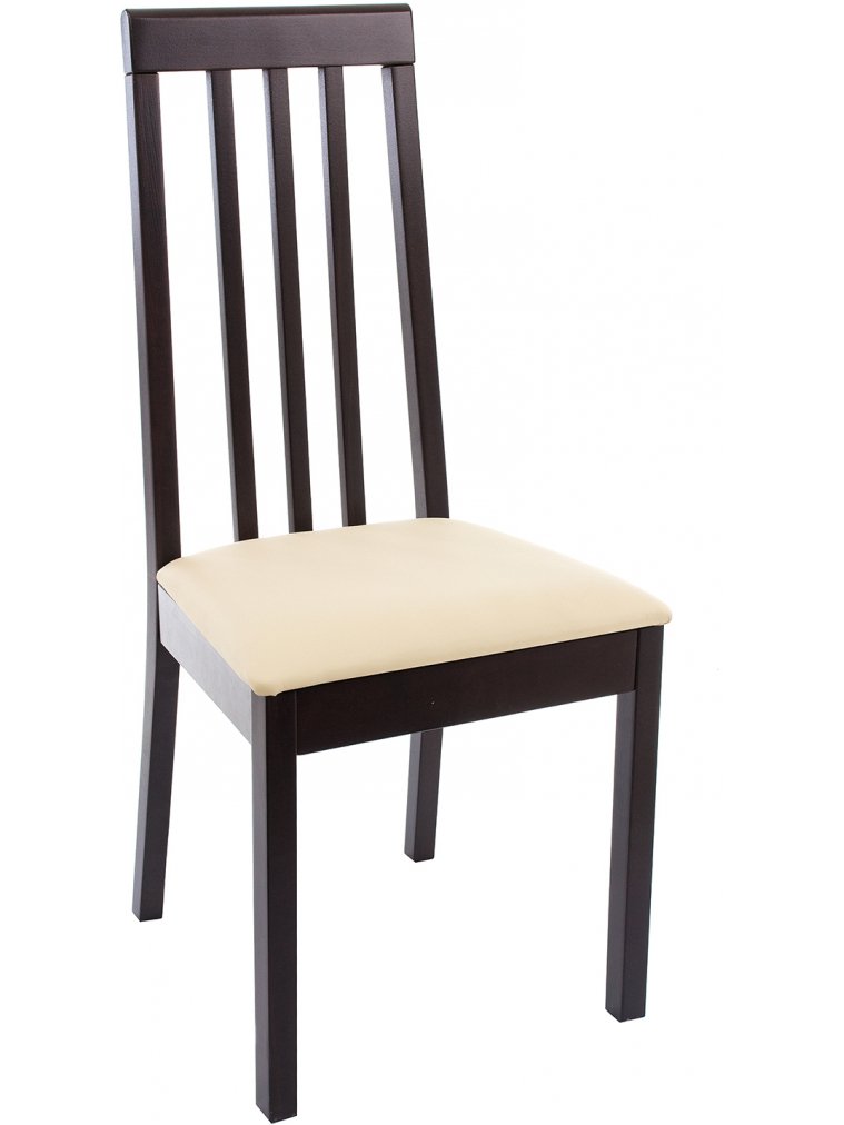 Стул Гамма Т1 венге / кожзам № 15 светлый