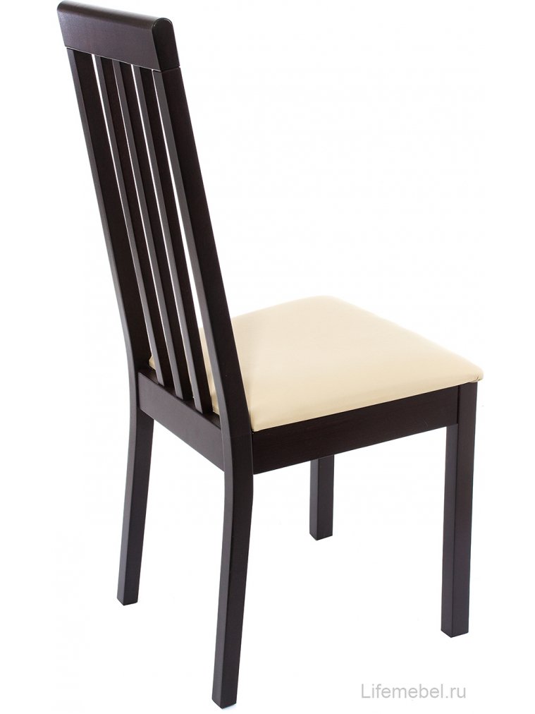 Стул Гамма Т1 венге / кожзам № 15 светлый