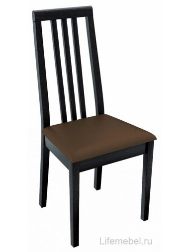 Стул Гамма Т1 венге/ кожзам №16 темный