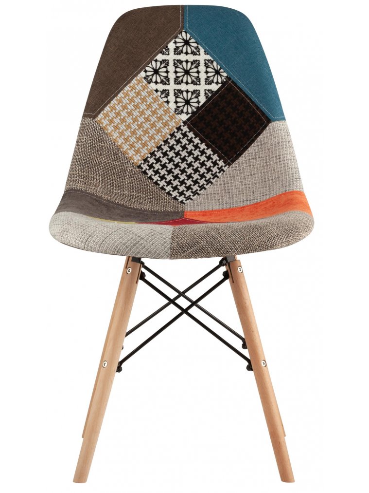 Деревянный стул Hames пэчворк