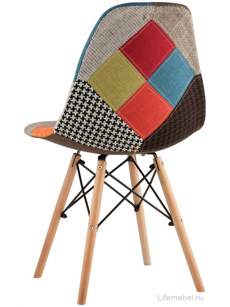Деревянный стул Hames пэчворк